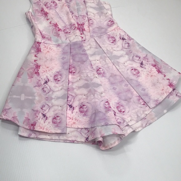 Emma in the world womens Playsuit size 10 romper sleeveless wide leg floral BNWT - Picture 3 of 10